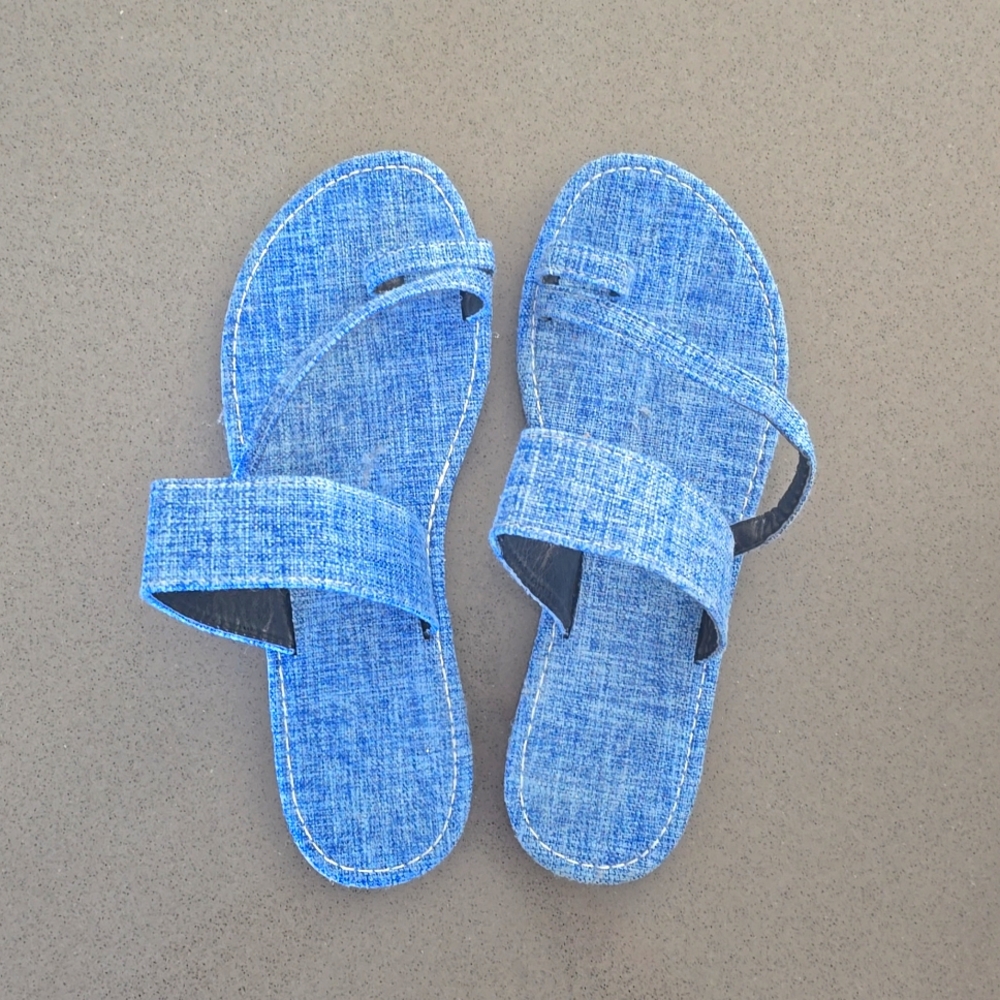 Denim sandals